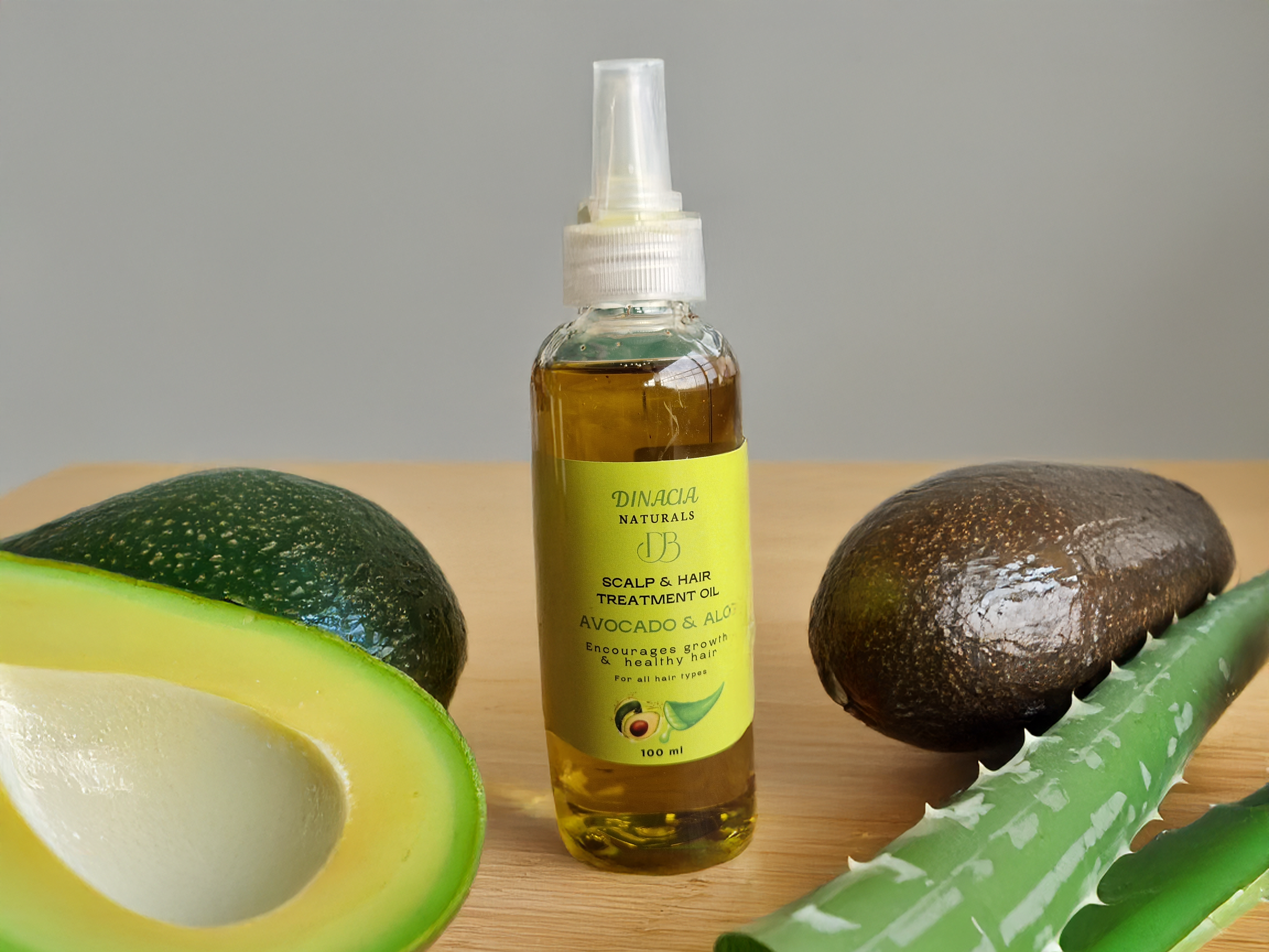 Dinacia Natural - Avocado & Aloe Hair Oil